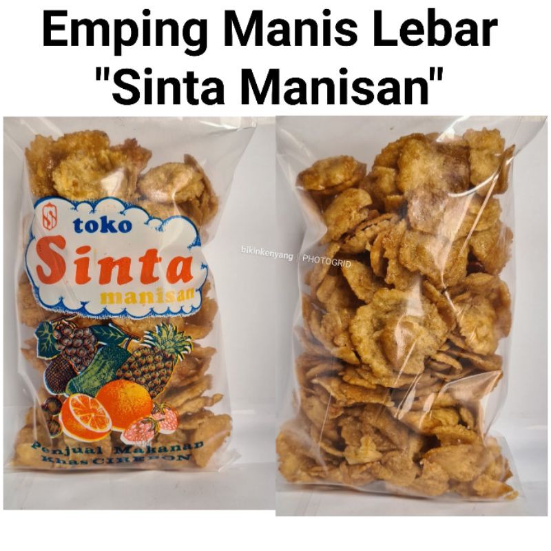 

Emping Manis Lebar Asli "Sinta Manisan" Berat - 100 Gram Khas Cirebon