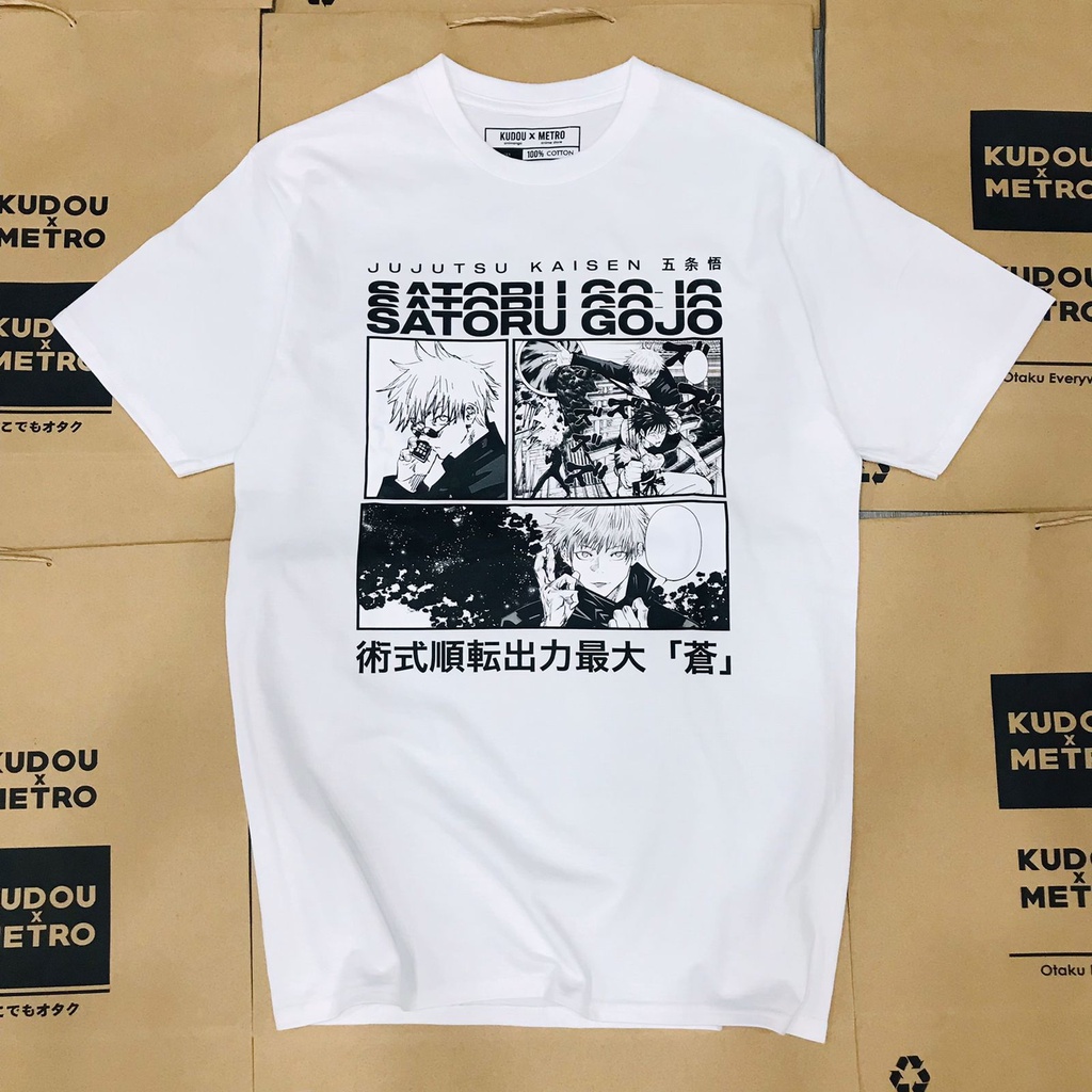 Tshirt Satoru Gojo Streetwear White