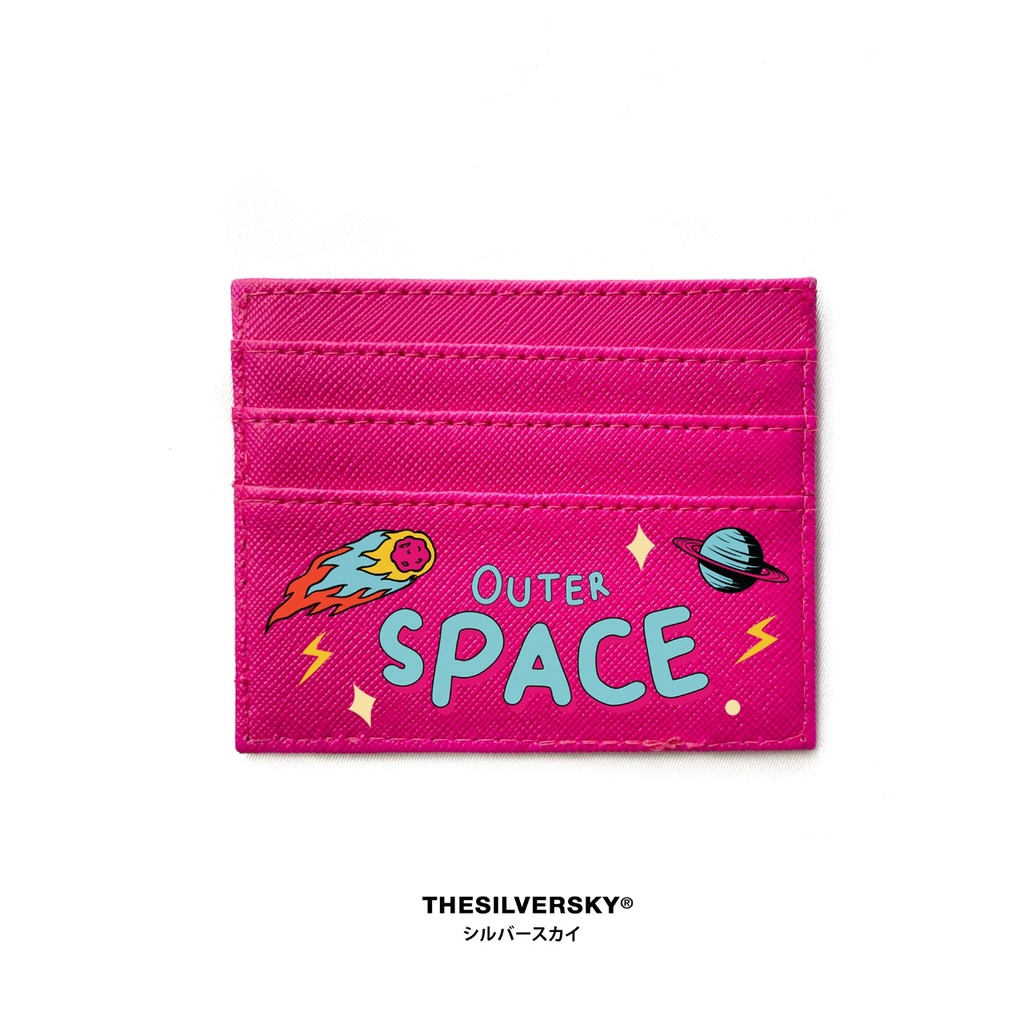 Thesilversky Space Card Holder Dompet Kartu Premium