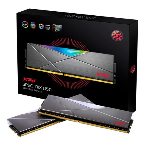 ADATA XPG SPECTRIX D50 DDR4 16GB (2X8GB) RGB 3200MHz NAMPOLL GAN