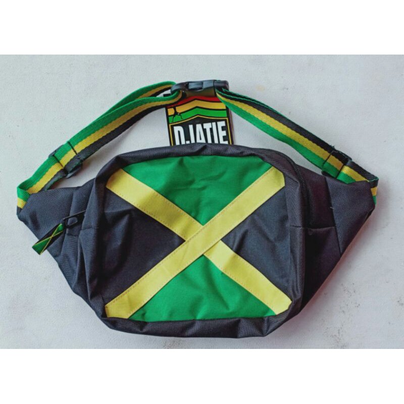 tas selempang waistbag jamaica reggae rasta