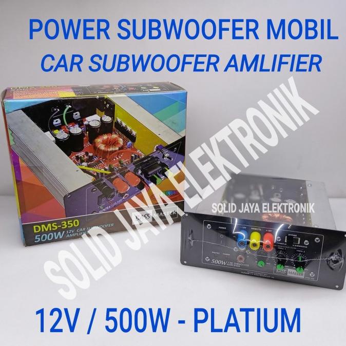 Power Subwoofer Mobil Power Mono Blok Monoblok Dms-350 Dms350 Dms 350
