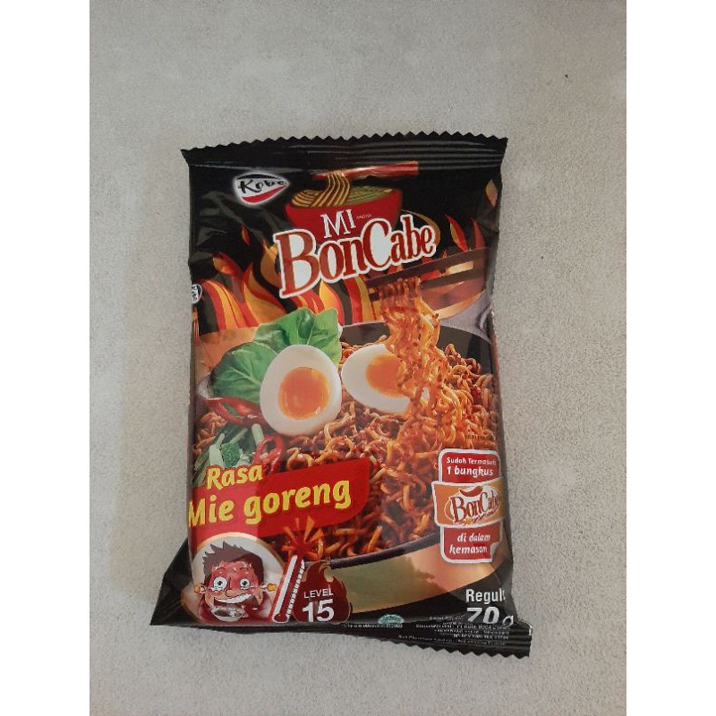 

Mie Boncabe mie goreng / mie bon cabe / mi boncabe bukan mie lemonilo indomie