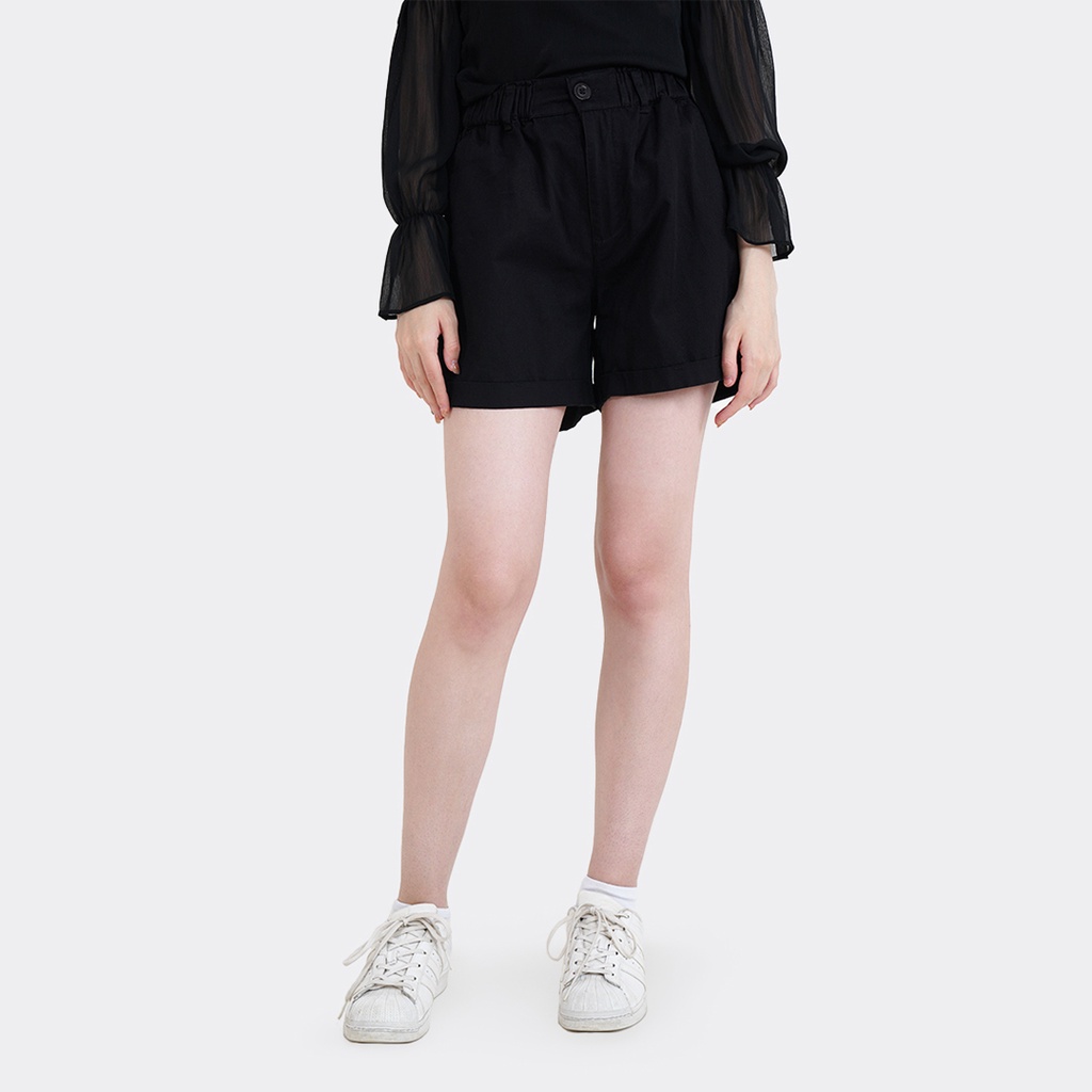 FLIES Celana Pendek Wanita L03000017F Hitam