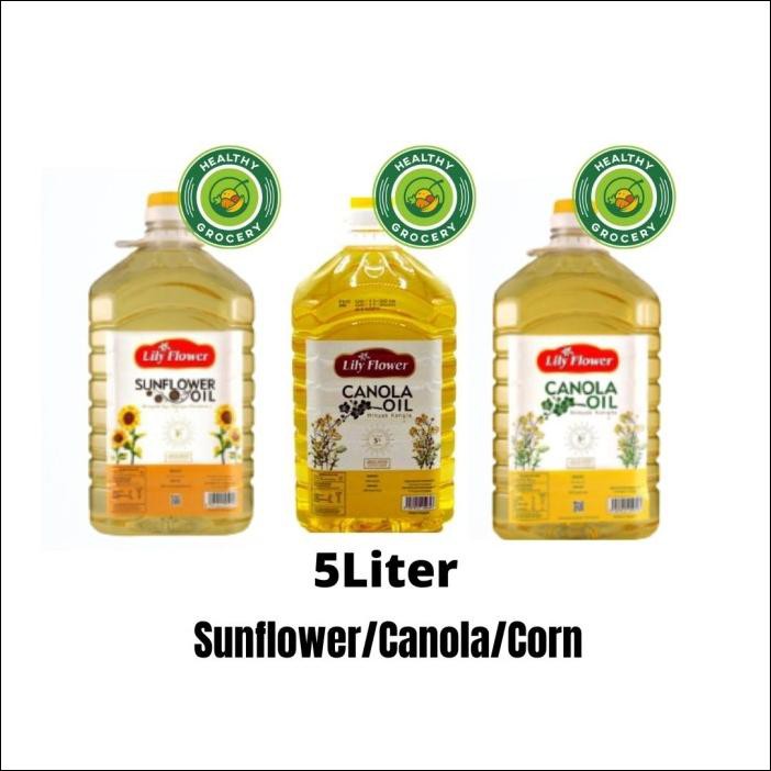 

LILY FLOWER CANOLA OIL 5 LITER / MINYAK CANOLA
