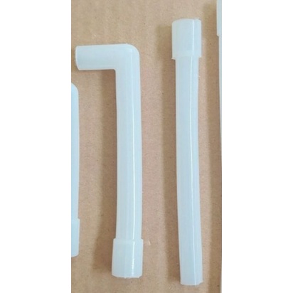 Selang Karet Silicone Air Dispenser Bengkok L Pendek No 1