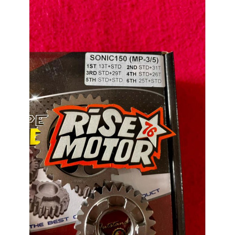 Gear Ratio QTT Sonic 150 MP3 MP5