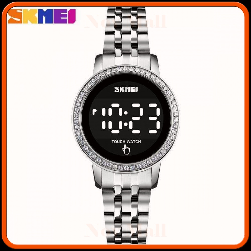 SKMEI Jam Tangan Digital Wanita Stainless Steel Strap - 1669