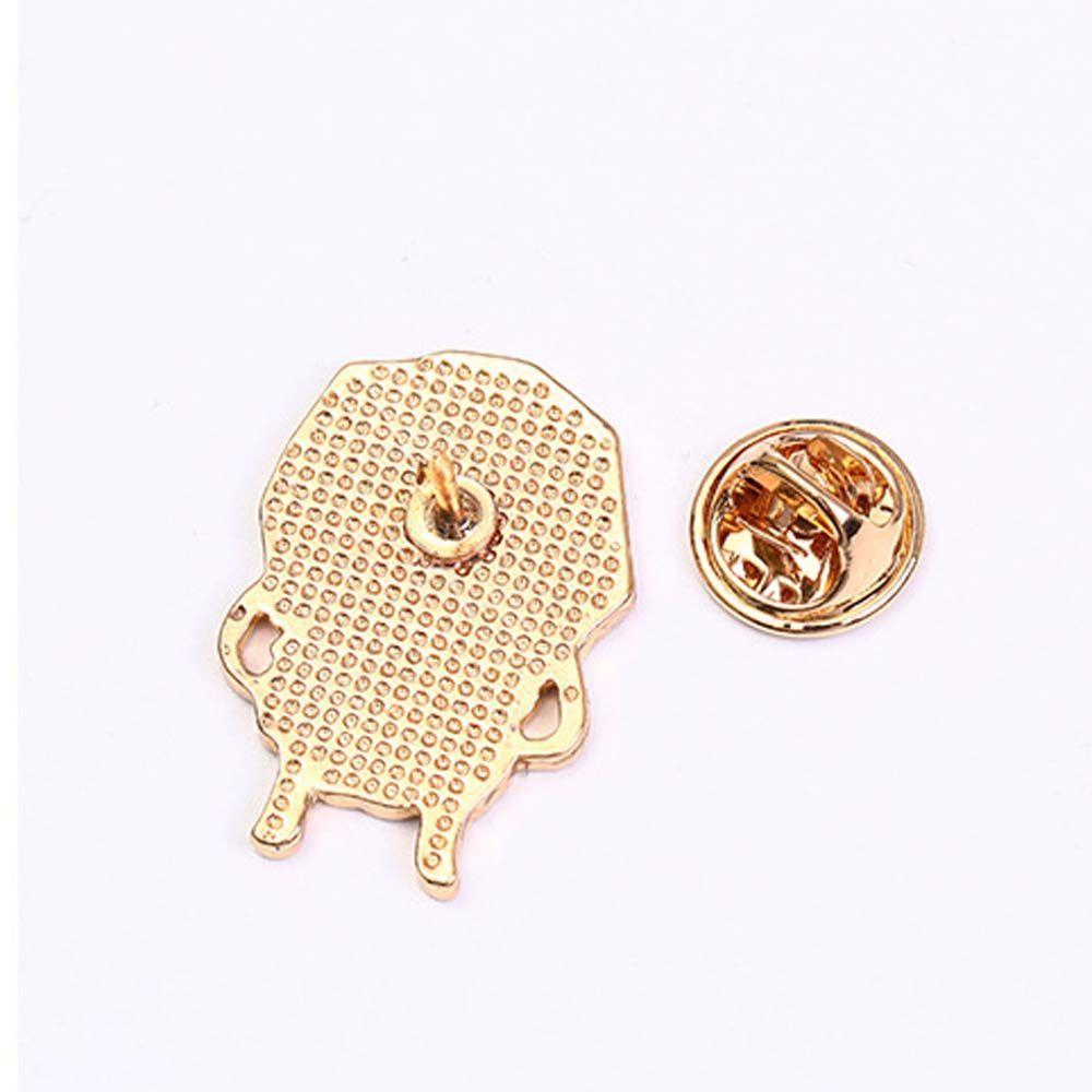 Mxbeauty Lucu Bros Lucu Imut Fashion Perhiasan Aksesoris Kerah Bros Kerah Pin Lencana Pin Enamel Pin