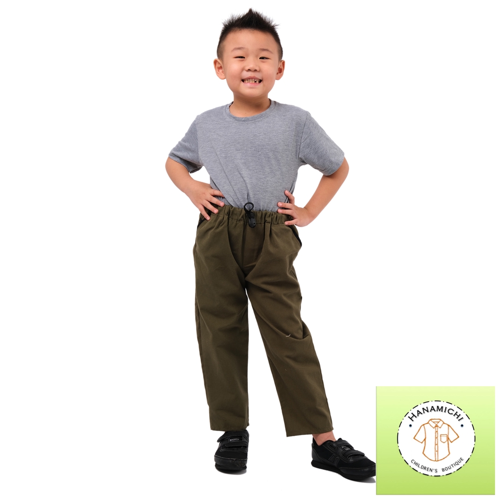 Hanamichi ZEYE Celana Chino Panjang Anak Motif Polos