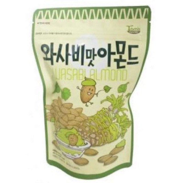 

HBAF Wasabi Almond Snack Peanut Cemil Kacang Korea Asli Original