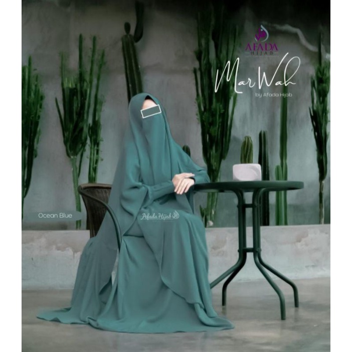 Set Gamis Syar'i Marwah by Afada Hijab
