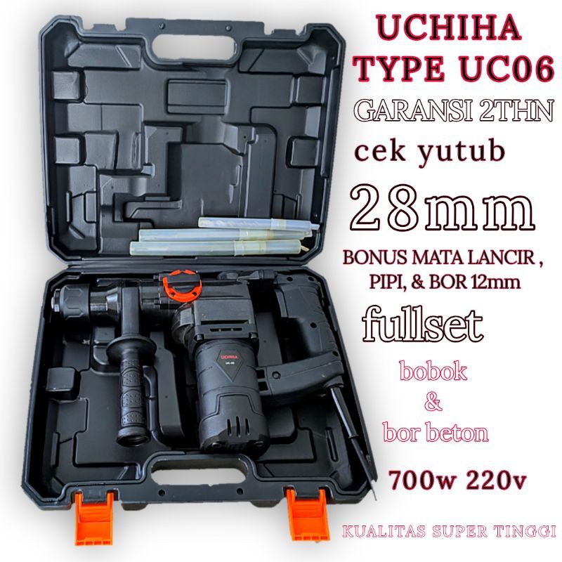 Bor drill beton Jack Hammer tipe Uc-06 Ukuran 28mm merek Uchiha by Japan