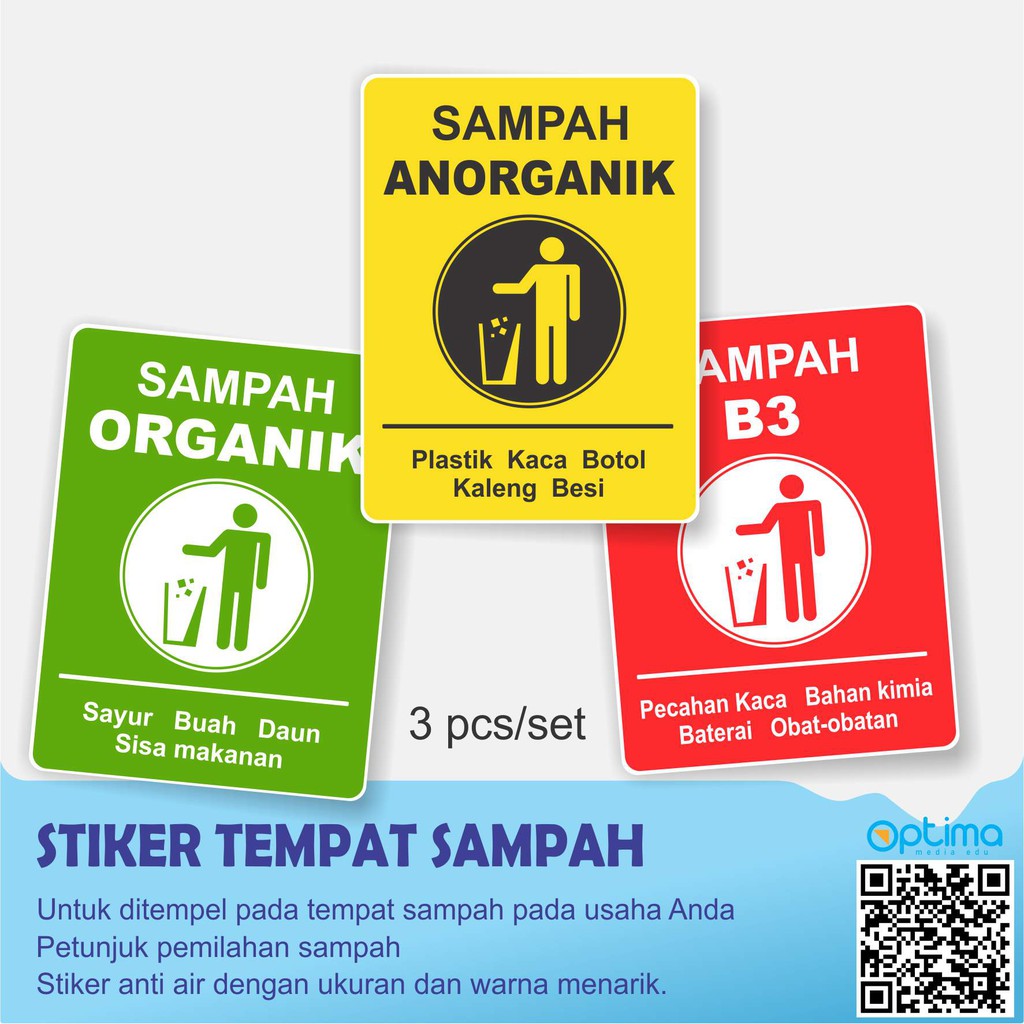 Tulisan Sampah Organik / Tulisan Sampah Non Organik / Sampah yang