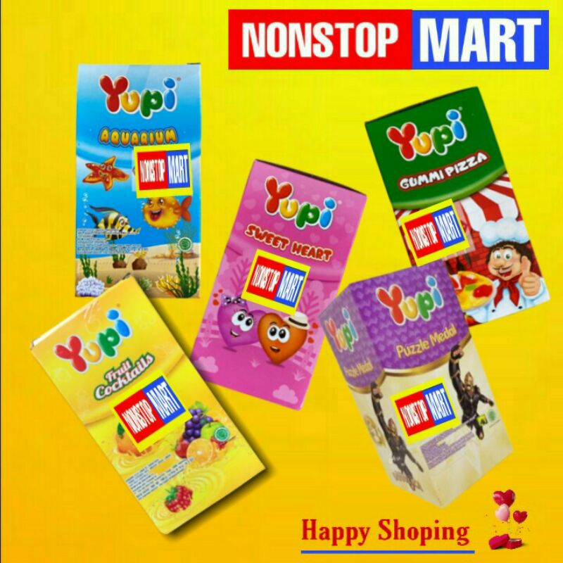 

YUPI Permen jelly 1 pack isi 12 pcs all varian