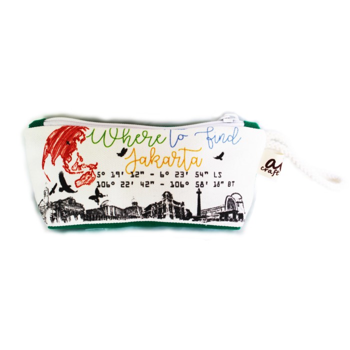 

Tempat Pensil Pouch Anak Kanvas Souvenir Oleh oleh Khas Jakarta CP3-016