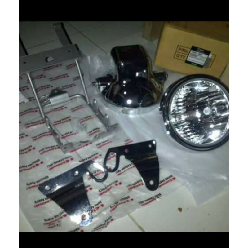Reflektor Lampu Bulat Set Komplit Ninja R SS Original