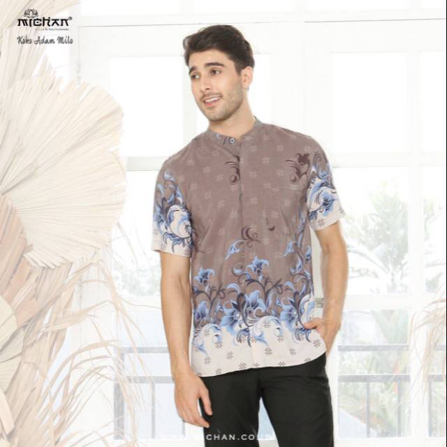 Koko dewasa motif batik / koko adam by Michan