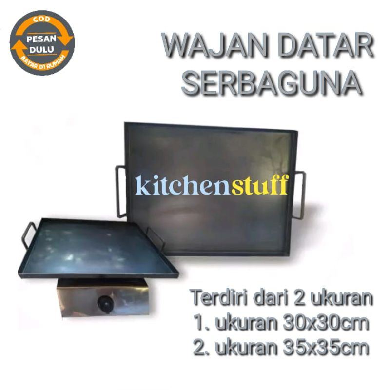Wajan Datar Anti Lengket Wajan Datar Martabak Telor Wajan Datar serbaguna Wajan datar Multifungsi