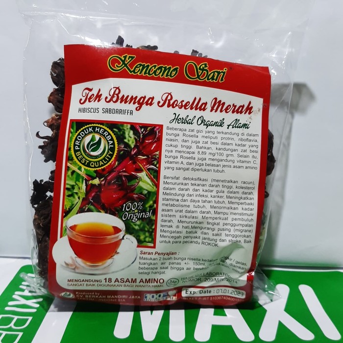 

Teh Rosella seduh 100gr kencono sari