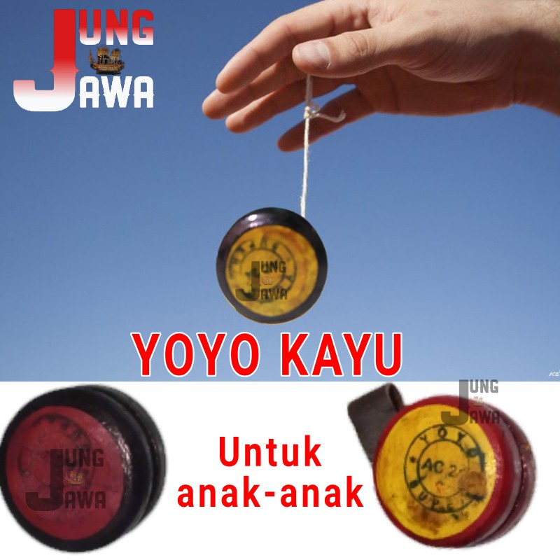 [TERLARIS] YOYO KAYU MAINAN ANAK TRADISIONAL