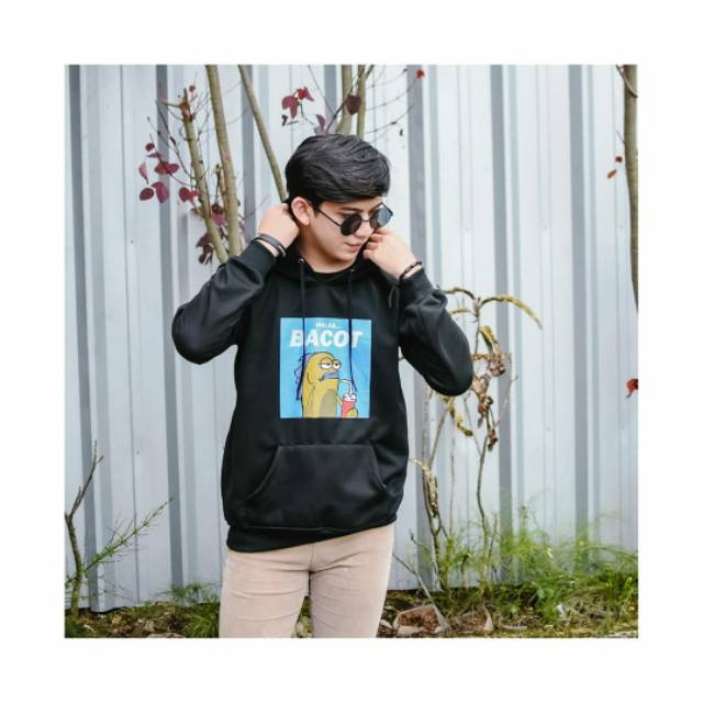 BACOT HOODIE UNISEX - ATASAN HALUS TEBAL TERLARIS