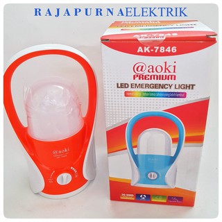 Jual Lampu emergency LED AOKI Emergency Light AK-7846 rechargable ...