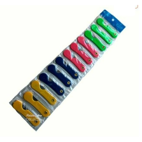 CUTTER LIPAT Mini / Pisau Lipat Kecil / Silet Cuter Warna-Warni