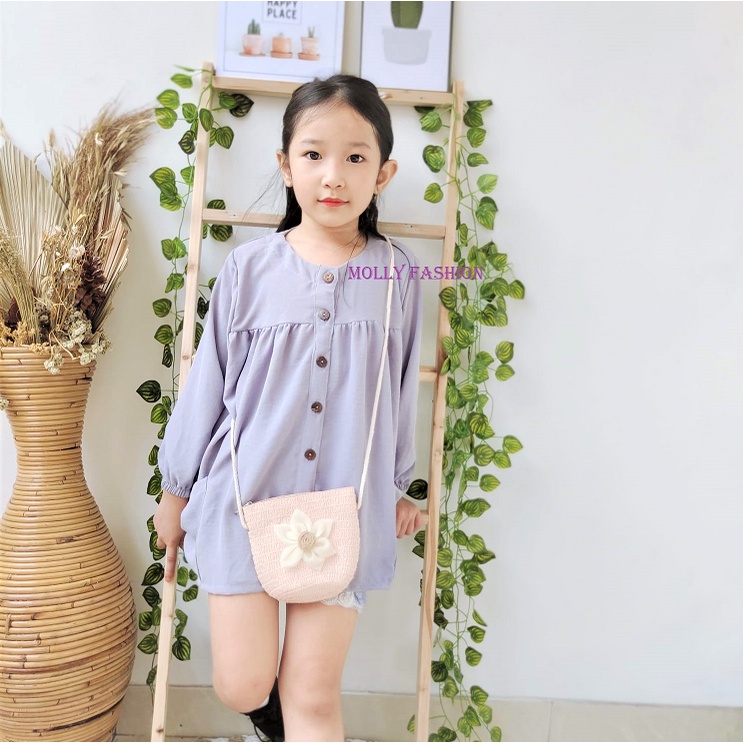 BLOUSE ANAK CLEO/BLOUSE CRINKLE/BLOUSE ANAK