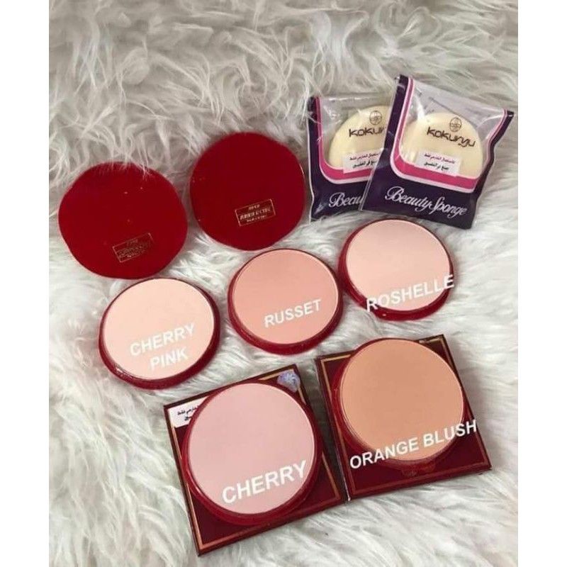 [jaminan ori saudi] bedak kokuryu bedak arab super summer cake free spons