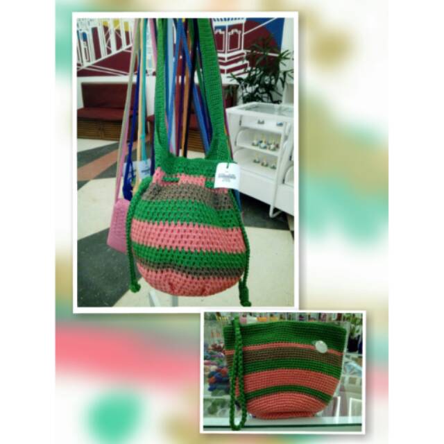 Tas dompet rajut dowa ayu