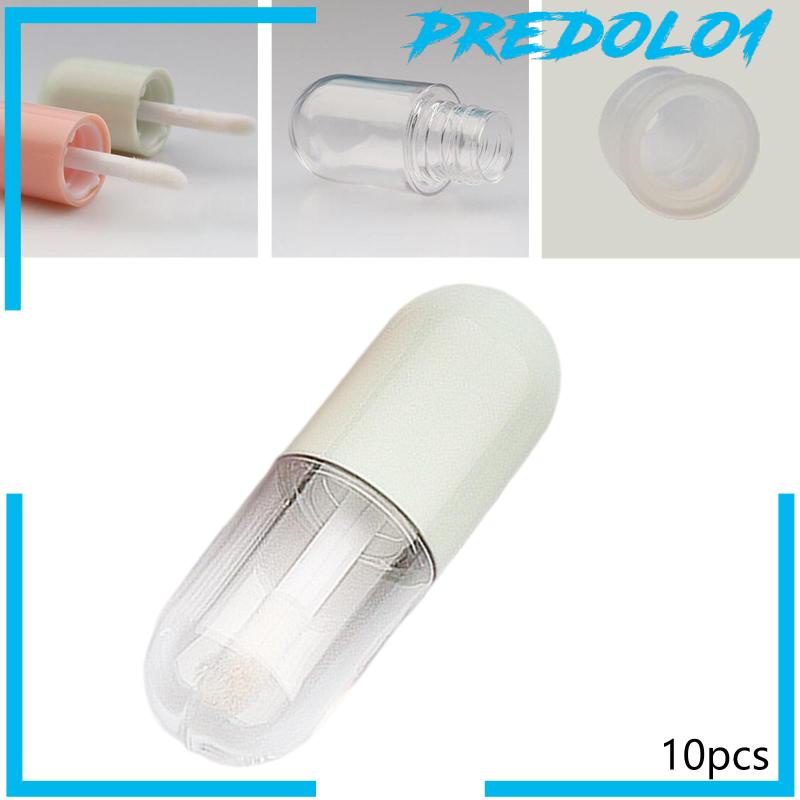 10Pcs Lip Gloss Container with Insert Stoppers for DIY Cosmetic Samples