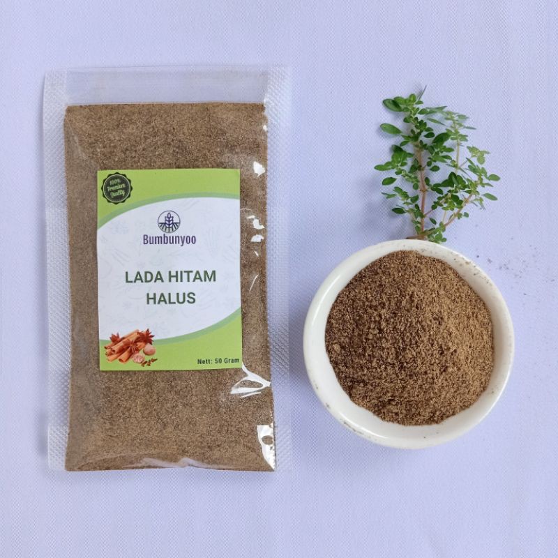 

Lada Hitam Halus / Lada Hitam Bubuk / Black Pepper Powder | 50 gram