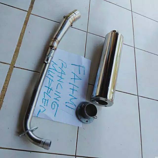 Knalpot Slincer Fu standar / bobokan pnp Jupiter z Vega r Supra x 125 grand smash Shogun Revo Blade