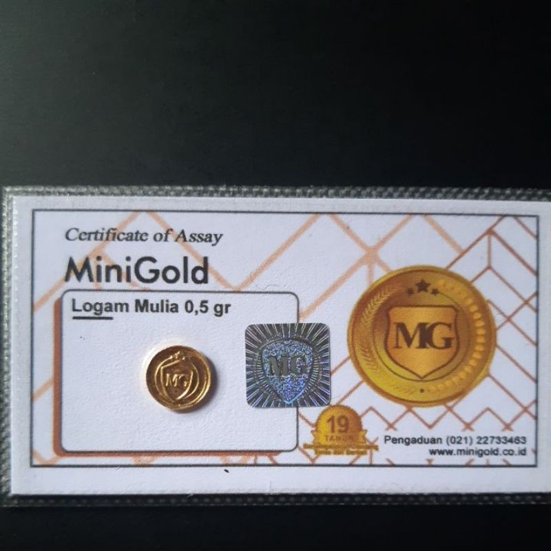 Mini gold 0.5 gr