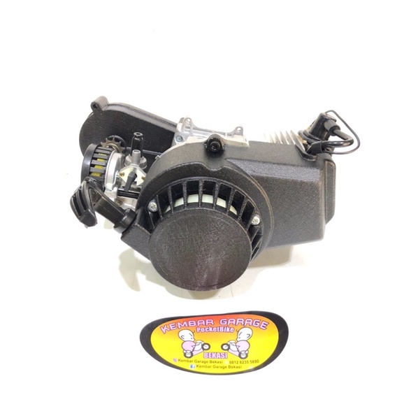 Mesin Engine Set Mini Trail Cross Atv 50cc 2T Matic ZK