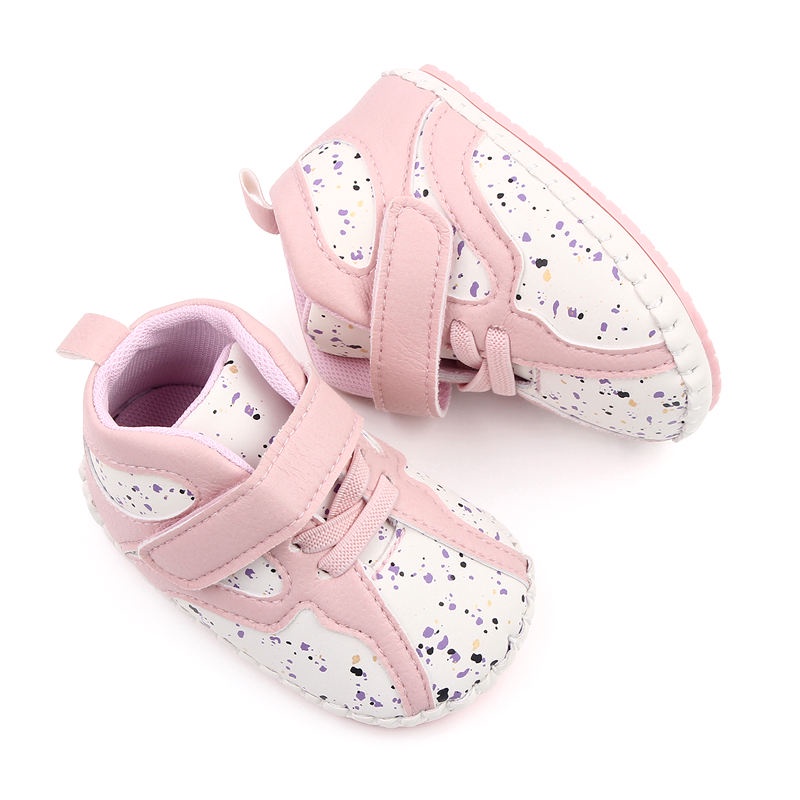 Sepatu Prewalker Bayi Perempuan - Sepatu Bayi Lucu Cantik Alas Sol Karet S1208