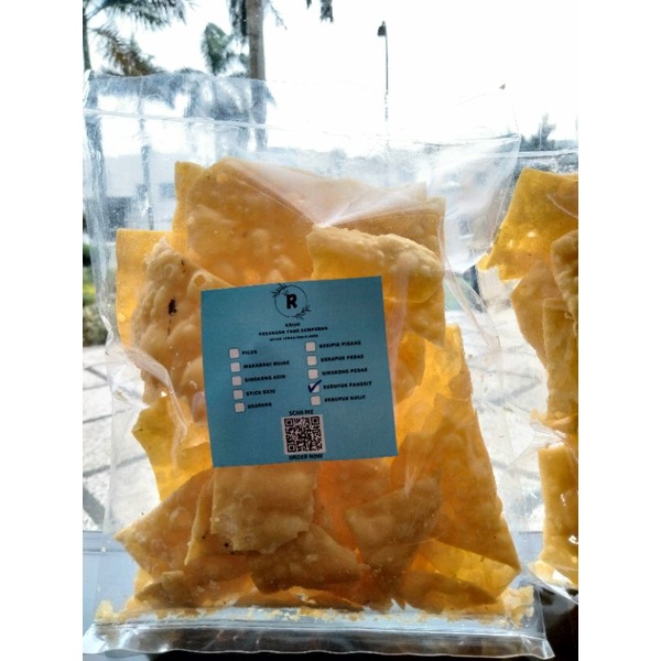 

kerupuk pangsit 100 gr #kriuk#cemilan#kerupuk pangsit