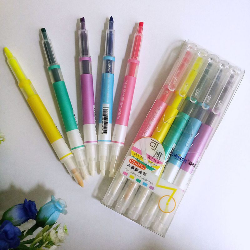 

Stabilo Bisa Di Hapus set Isi 5 Warna Warni / Highliter - Fancy