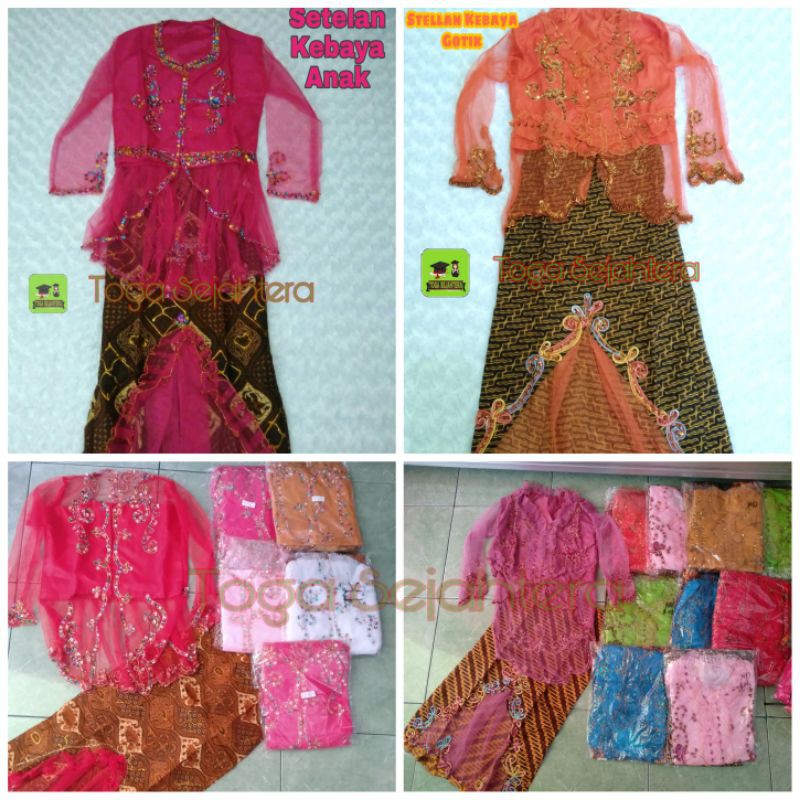 Baju Setelan KEBAYA ANAK / KEBAYA ANAK GOTIK / TERMURAH
