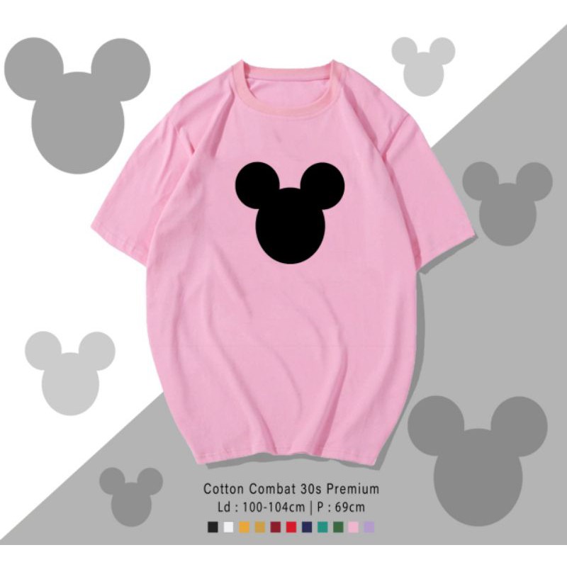 T-SHIRT / TUMBLR KAOS MICKEY HEAD POLOS OVERSIZE PREMIUM