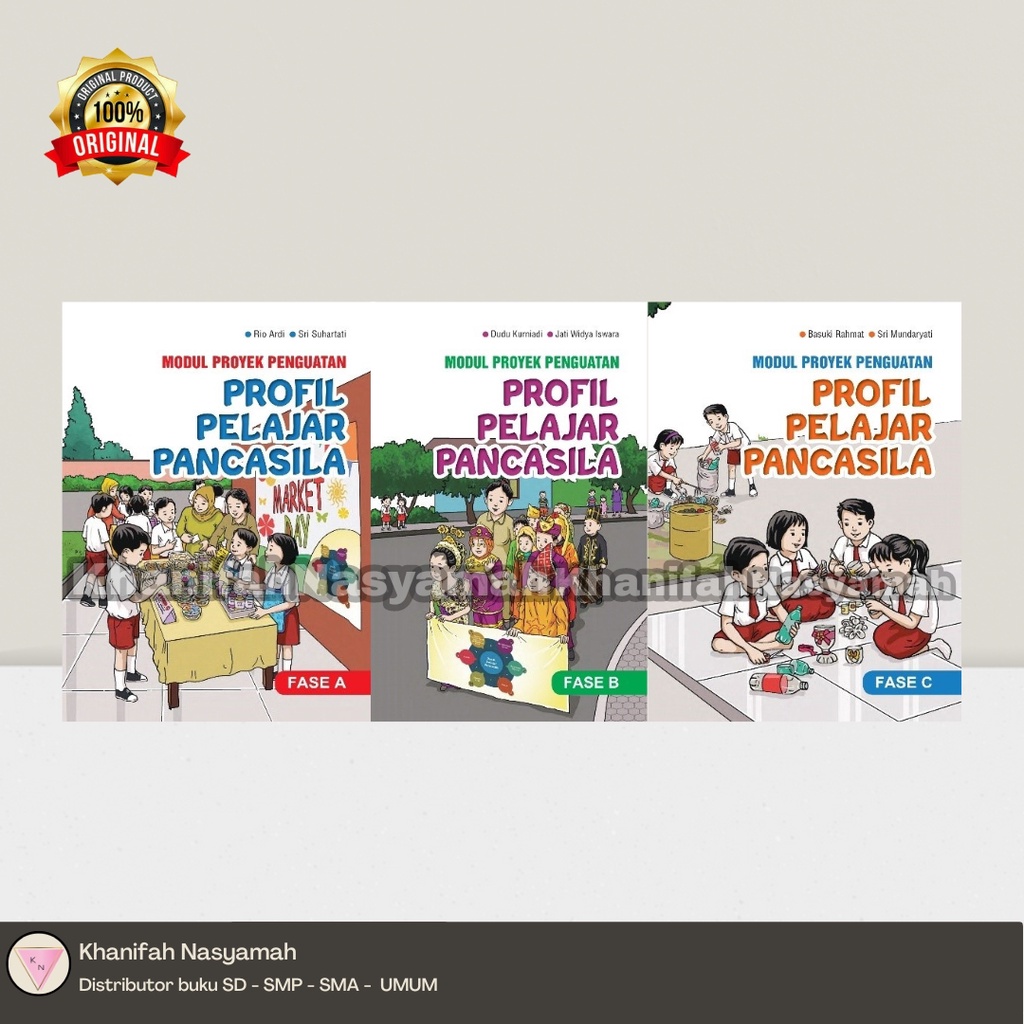BUKU SISWA PROFIL PELAJAR PANCASILA KELAS 1 | KELAS 2 | KELAS 3 | KELAS 4 | KELAS 5 | KELAS 6