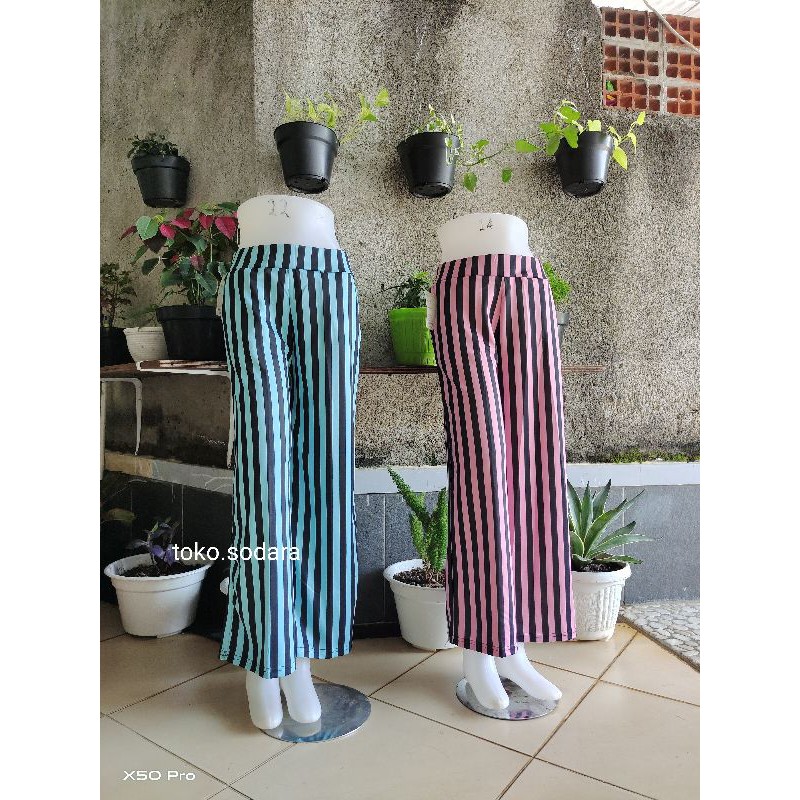 Kulot Scuba Salur 1 // Celana Panjang wanita // Scuba Salur // Murah.!!