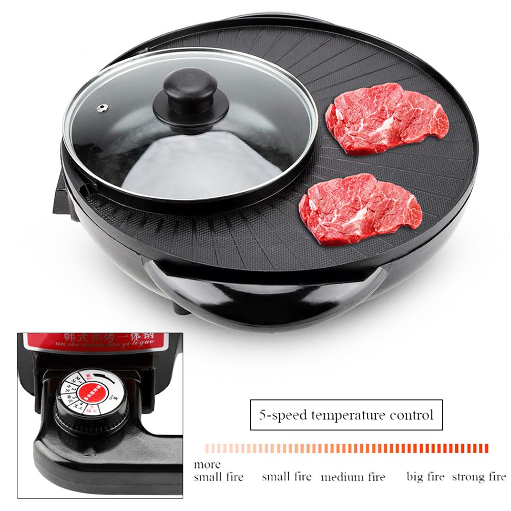 Grill Shabu Multi Pan Elektrik Serbaguna