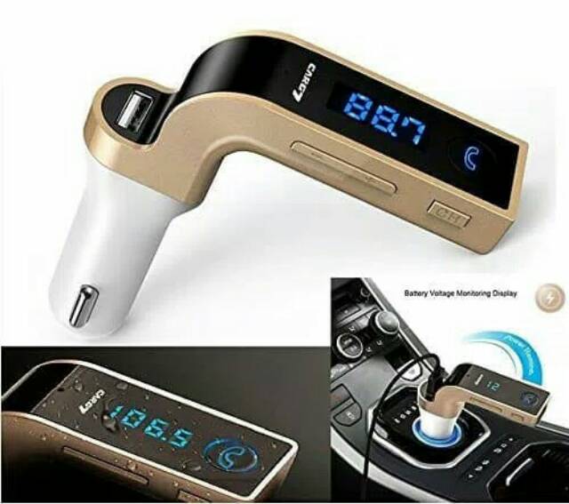 CAR CHARGER SAVER MODULATOR G7 TRANSMITTER BLUETOOTH FM MP3 AUX