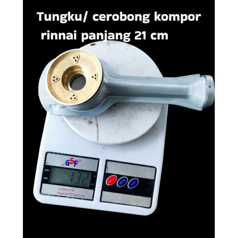 Tungku set cerobong kompor gas + burner rinnai tebal / cerobong kompor rinnai / komppr rinnai