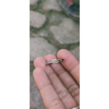 NEW SOLITAIRE RING EMAS BERLIAN EROPA