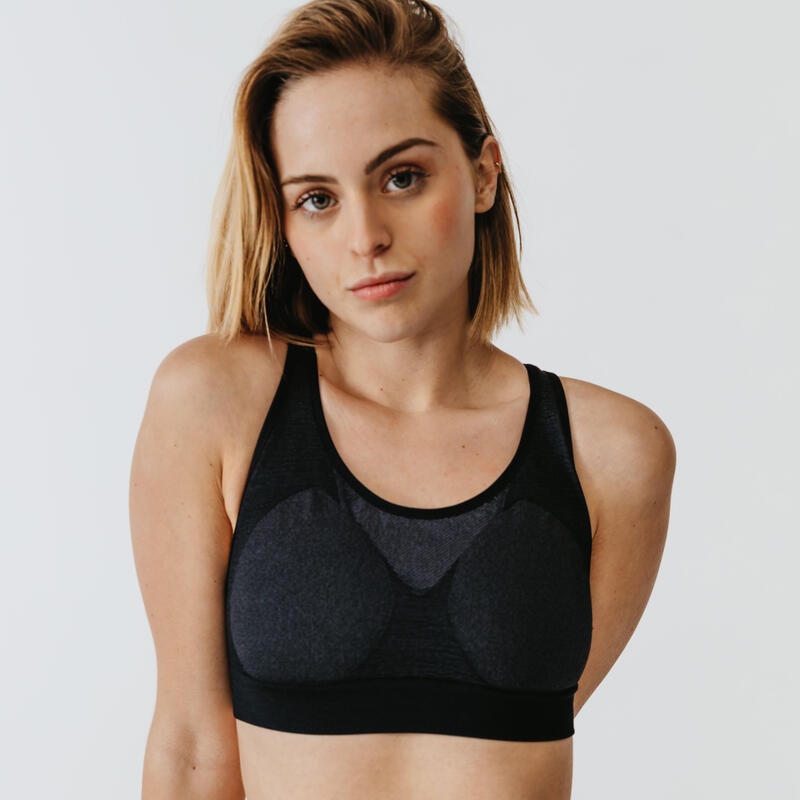 KALENJI Basic Sport Bra Crop Top Wanita Olahraga Lari Yoga