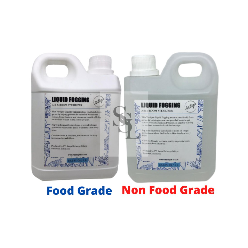 FOGGING LIQUID DISINFECTAN CAIRAN 1 LITER FOOD GRADE