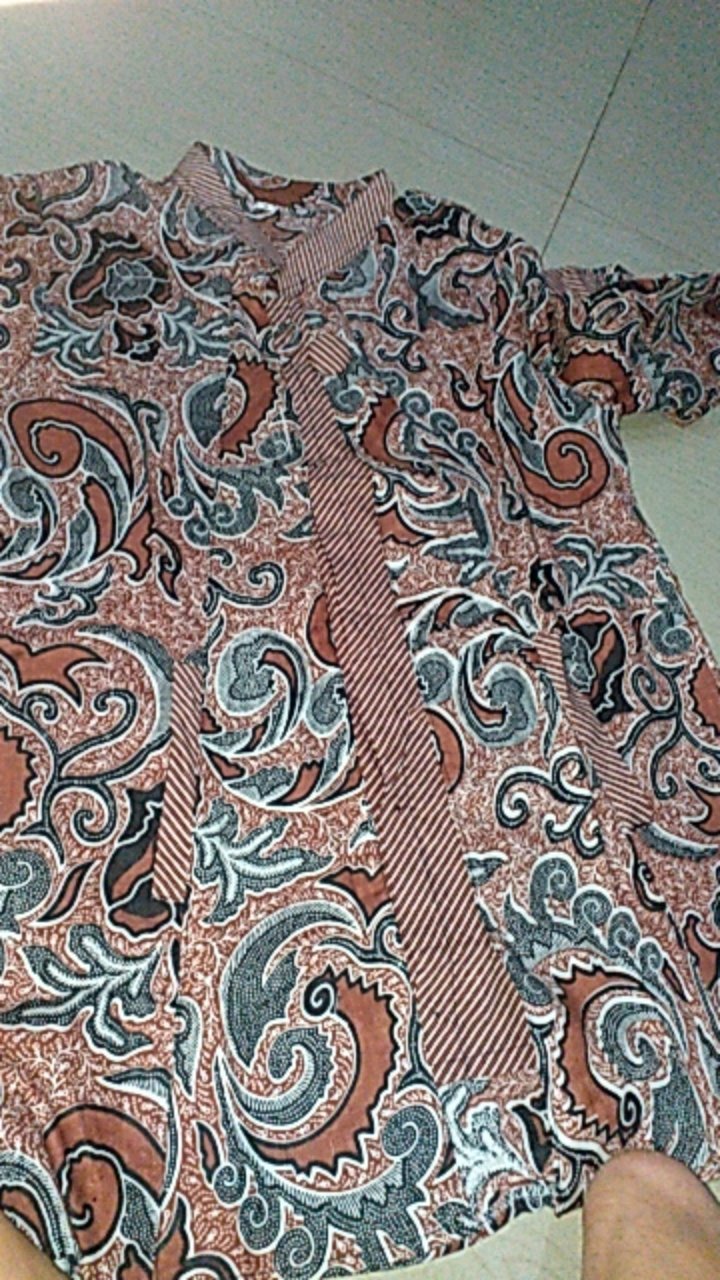 Blus Cardi Lawasan Baju Batik Wanita Anggun Kerja